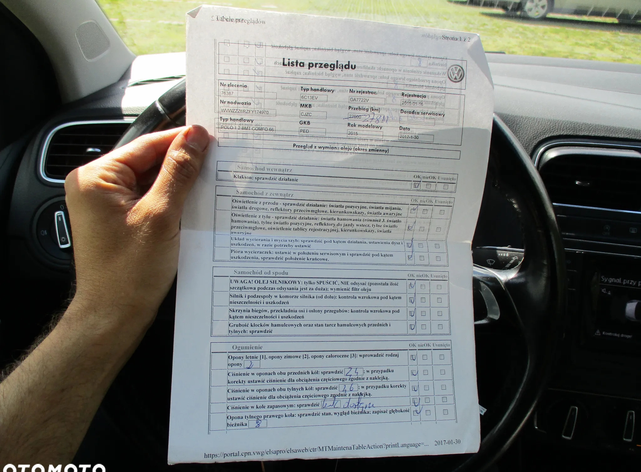 Volkswagen Polo cena 33900 przebieg: 116978, rok produkcji 2015 z Korfantów małe 562